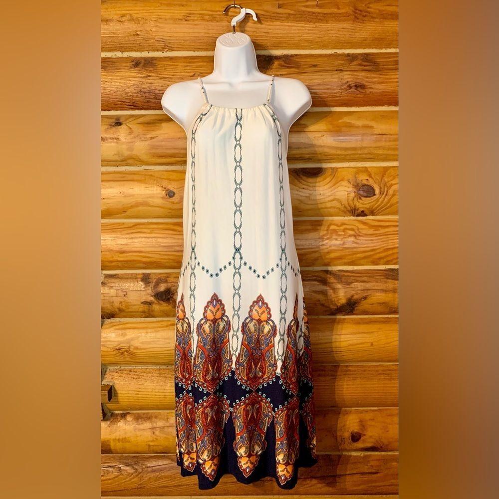 Lascana Boho Bohemian Halter Dress Size 8